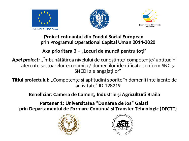 Prezentare conferinta lansare proiect