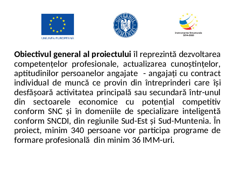Prezentare conferinta lansare proiect