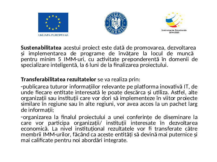Prezentare conferinta lansare proiect