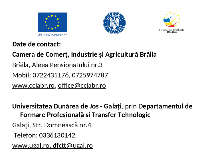 Prezentare conferinta lansare proiect